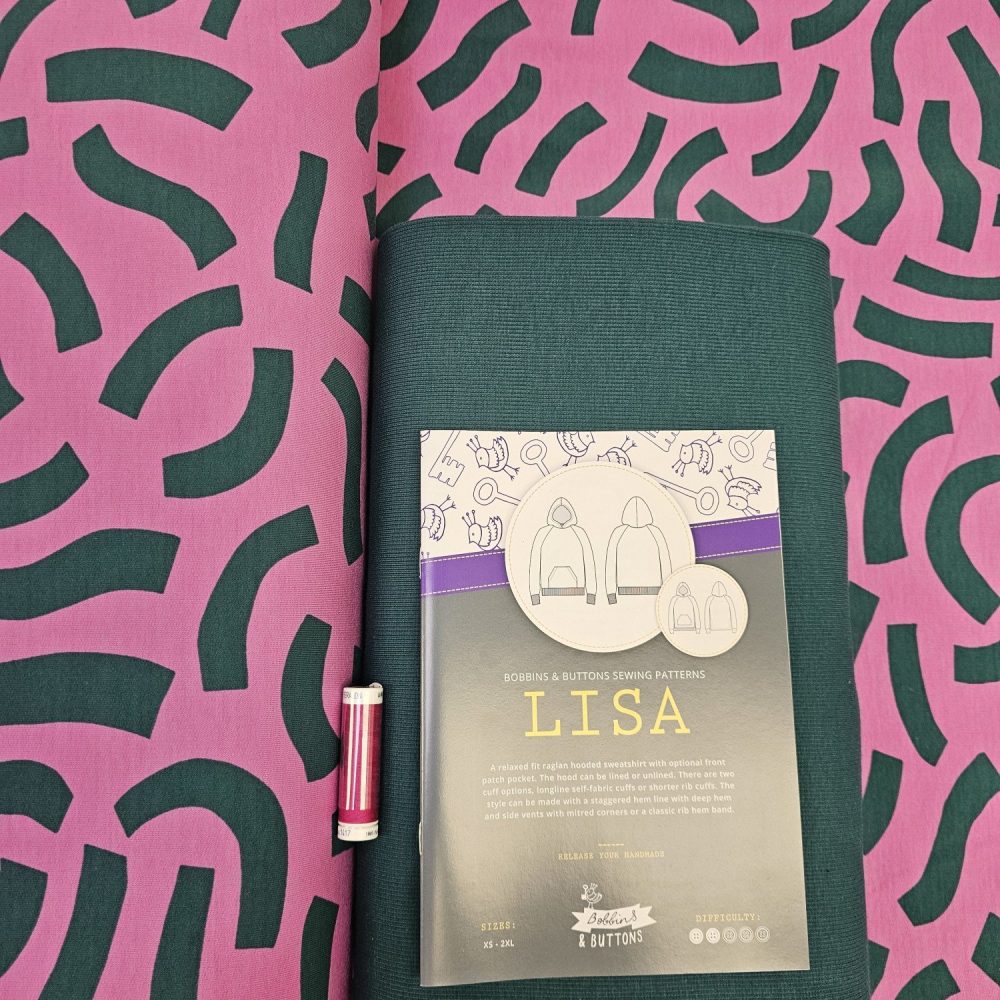 Lisa hoodie sewing kit
