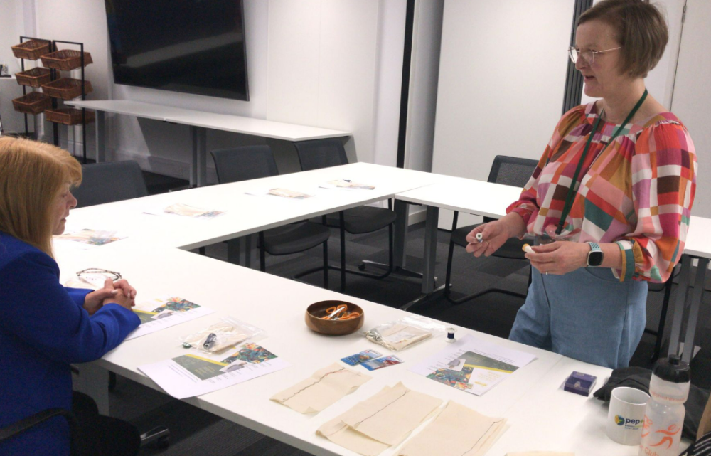 Corporate sustainable sewing workshop from Bobbins and Buttons