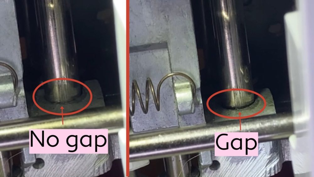 Checking the oil in a sewing machine service prevents wear and tear.